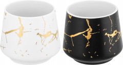 Набор кружек с крышками «Золотой мрамор» - Фото 6