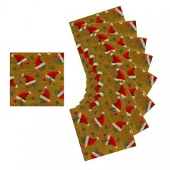 Салфетки бумажные «Новогодние колпаки» (набор 20 штук) - Фото 1