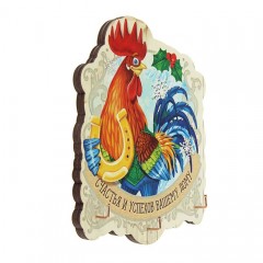 Ключница-дом «Петух с подковой» - Фото 2
