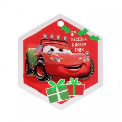 Новогодний шар «Отпечаток детской ручки», Тачки - Фото 4