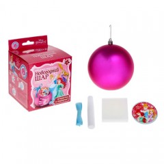 Новогодний шар «Отпечаток детской ручки», Принцессы - Фото 5