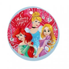 Новогодний шар «Отпечаток детской ручки», Принцессы - Фото 4