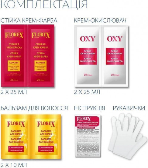Крем-краска для волос, оттенок 6.0 Баклажан