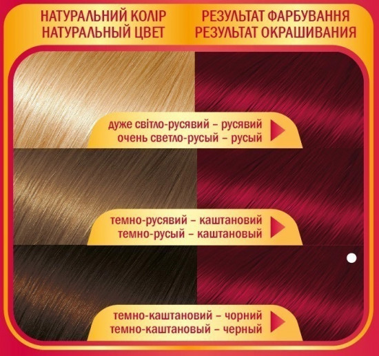 Крем-краска для волос, оттенок 4.3 Рубин