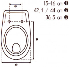 Сиденье для унитаза «Ирида» - Фото 4