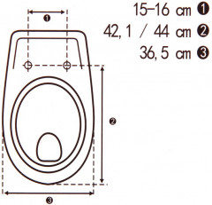 Сиденье для унитаза «Палермо» - Фото 4