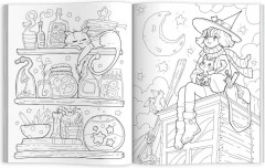 Раскраска «Ведьмочки и колдовство» - Фото 1