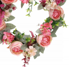 Венок из искусственных цветов «Нежная роза» - Фото 1