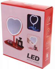 Зеркало настольное с подсветкой «Mary Touch Heart» - Фото 9