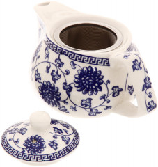 Чайник заварочный с ситом «Синие узоры» - Фото 2