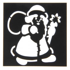 Трафарет для творчества «Дедушка Мороз», 7 х 7 см - Фото 2