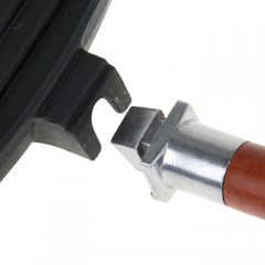 Сковорода-гриль чугунная со съемной ручкой - Фото 1