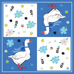 Набор салфеток бумажных «Гуси» - Фото 1