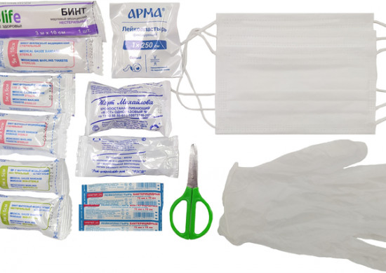 Аптечка автомобильная с медикаментами