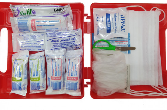 Аптечка автомобильная с медикаментами