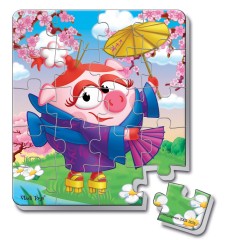 Мягкий магнитный пазл «Смешарики - Нюша», 20 элементов - Фото 1