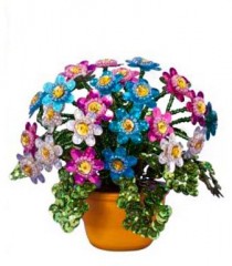 Цветы из пайеток «Разноцветные герберы» - Фото 1