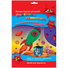 Аппликация из мягкого пластика «Ракета» - Фото 1