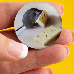 Значок «Мышь и сыр» - Фото 2