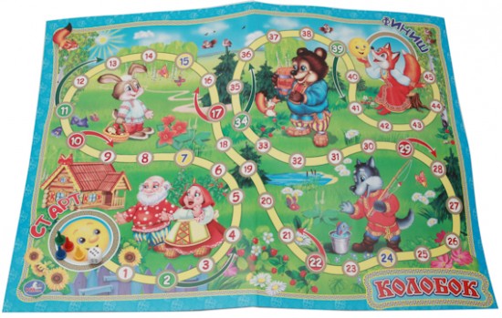 Настольная игра-ходилка «Колобок»