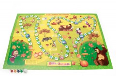 Настольная игра-ходилка «Маша и медведь» - Фото 1