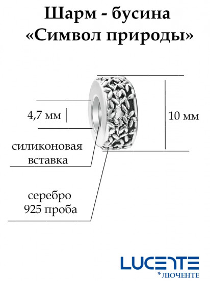 Шарм из серебра