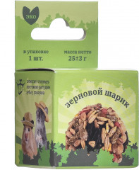 Лакомство для грызунов «Зерновой шарик» - Фото 1