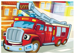 Пазл «Пожарная машинка» - Фото 1