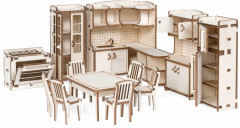 Набор мебели для кукол «Кухня» - Фото 1