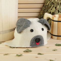 Шапка для бани детская «Собачка» - Фото 4