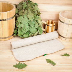 Лежак для бани и сауны «С лёгким паром» - Фото 1