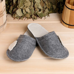 Тапочки для бани «Листок» - Фото 1