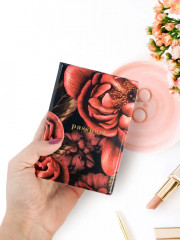 Обложка для паспорта «Red Peony» - Фото 2