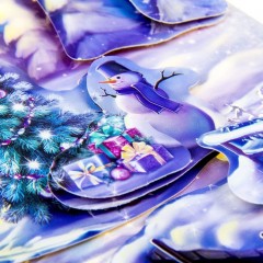 Аппликация объемная 3D "Тепла и уюта" со стразами - Фото 2