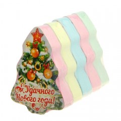 Полотенце прессованное «Удачного Нового года» (26х50 см) - Фото 1