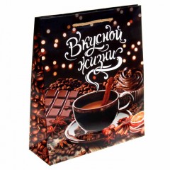 Ароматизированный набор для упаковки подарка «Кофе и шоколад», 23х27 см - Фото 5