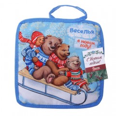 Прихватка «Веселья в Новом году!» - Фото 1