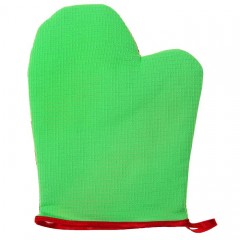 Варежка-прихватка «Снежинки», зеленый - Фото 1