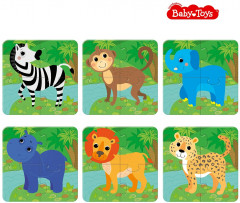 Пазлы Maxi «Собери свою зверюшку. Животные Африки» - Фото 1