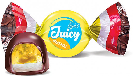 Конфеты желейные со вкусом ананаса «Juicy light»