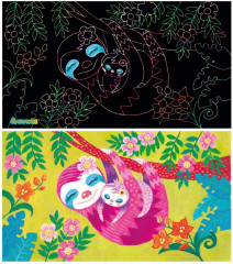 Набор для скретчинга «Животные с малышами» - Фото 2