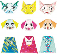 Набор для создания оригами «Мордочки животных» - Фото 1