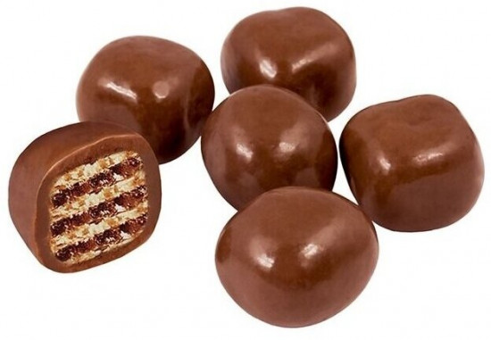 Драже «Вафля в молочно-шоколадной глазури»