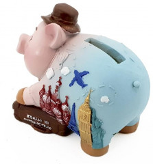 Копилка декоративная «Свин-путешественник» - Фото 1