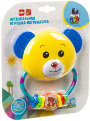 Игрушка-погремушка музыкальная «Медвежонок» - Фото 2