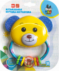 Игрушка-погремушка музыкальная «Медвежонок» - Фото 3