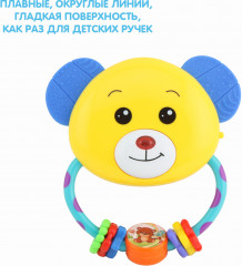 Игрушка-погремушка музыкальная «Медвежонок» - Фото 5