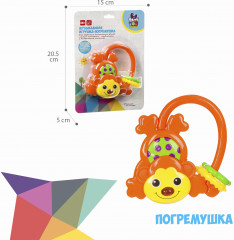 Игрушка-погремушка музыкальная «Обезьянка» - Фото 4