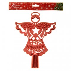 Верхушка на ёлку «Счастья. Красный ангел» - Фото 1