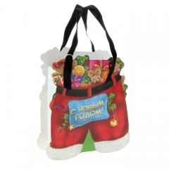 Пакет-открытка «Подарки» (10×17,2×20 см) - Фото 1